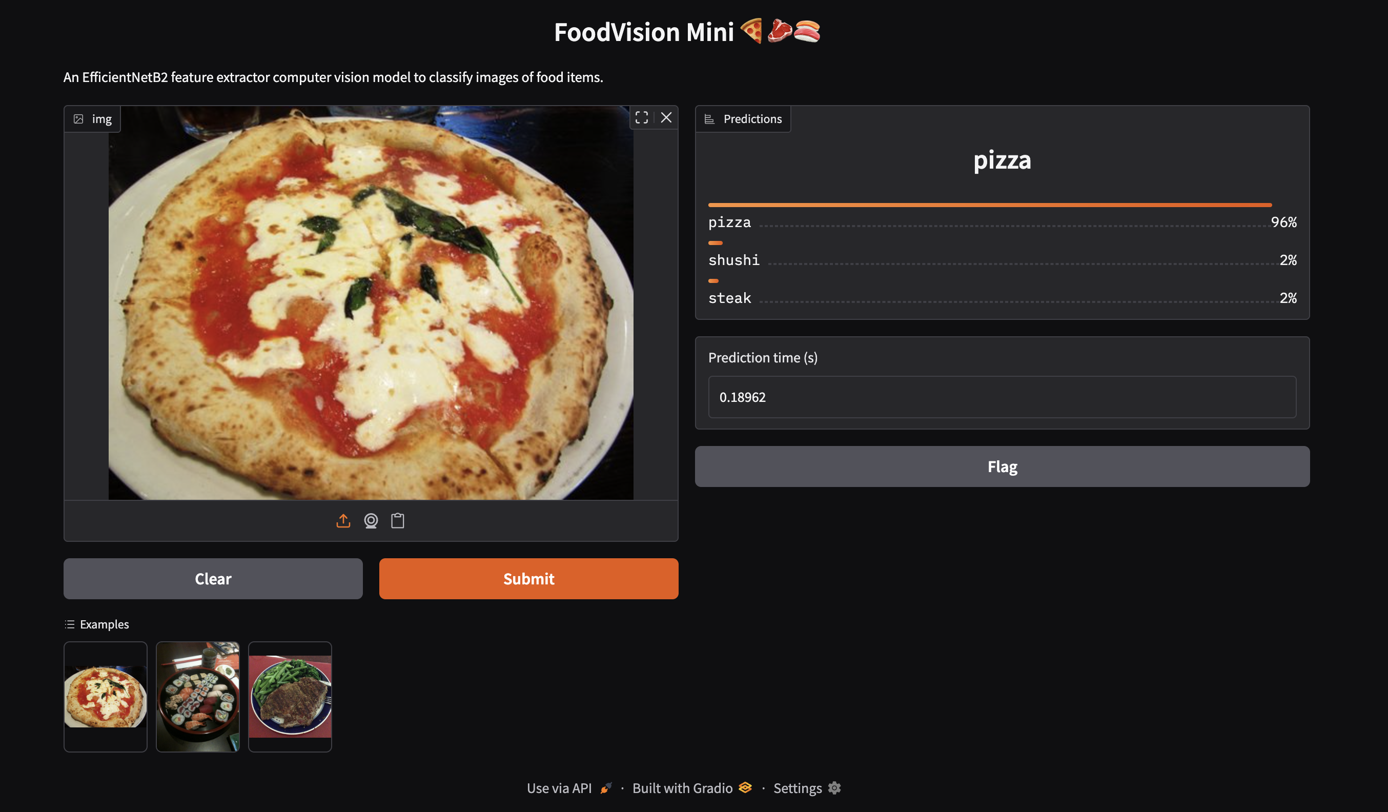 FoodVision – Food Classifier